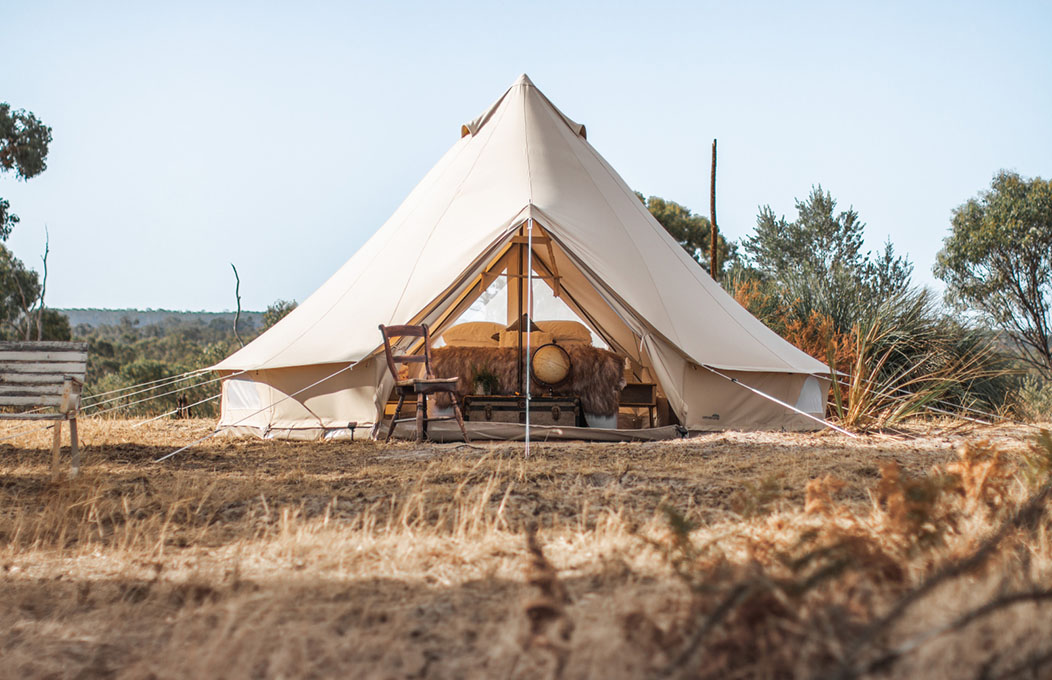 Tent on a Hill, Fleurieu Peninsula