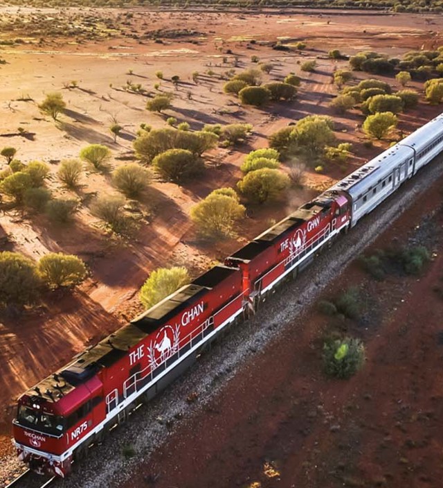 Sali a bordo del Ghan e scopri l’Outback del South Australia